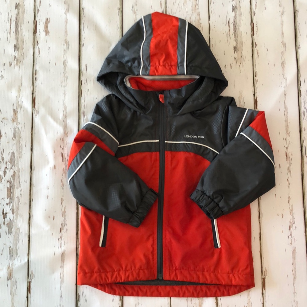 London Fog Toddler Boys Fleece Lined Coat